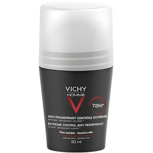 Кульковий дезодорант Vichy Homme екстра-сильної дії для чоловіків 50 мл (M6633420) - фото 1