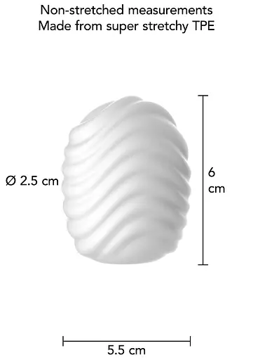 Мастурбатор Hero Wave (білий) - фото 4