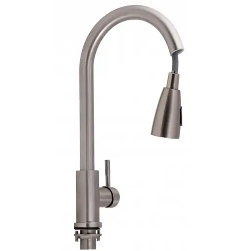 Смеситель для кухни с выдвижным изливом Lidz (NKS) 12 32 015FL-8 - фото 2