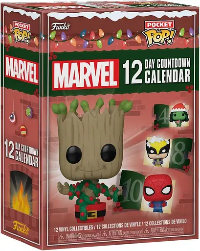Адвент календар Funko Марвел 12 денний Marvel 12-Day Countdown Calendar WST MCC 12
