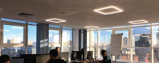 Врізний арт світильник 600*600 SMD LED "CAPELLA-48" 48 W 4200K панель біла - фото 2