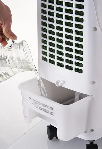 Охладитель воздуха Germatic SK-001J с пультом и автовращением 120W емкость 5.5л (Белый) - фото 3