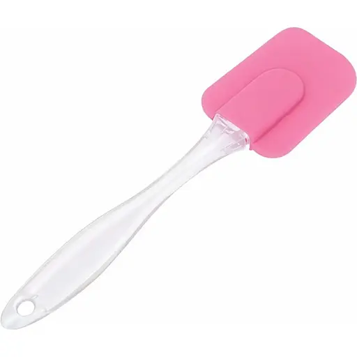 Лопатка кухонна силіконова 18.5 см, Kitchen Master Рожевий 87761 - фото 1
