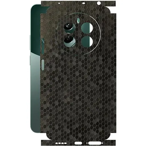 Защитная пленка StatusSKIN для Realme Narzo 70 5G Корпус Винил Соты черные - фото 1