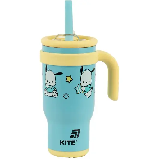 Термокружка Kite Pochacco з трубочкою 530 мл (PC25-1266) - фото 1