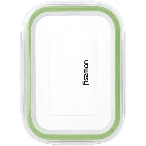Контейнер Fissman с крышкой 15x11x6 см зеленый (17314) - фото 2