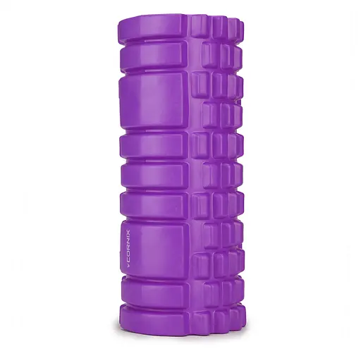 Масажний ролик Cornix EVA 33 x 14 см (валик, ролер) XR-0032 Violet - фото 2
