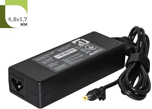 Блок питания для ноутбука 1StCharger для ноутбука HP 90W 19V/4.74A 4.8x1.7 (AC1STHP90WA2)