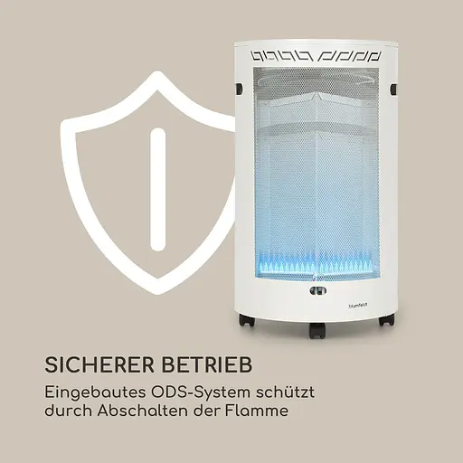 Газовый обогреватель Blumfeldt Bonaparte Fire 4200W (10035030) - фото 10