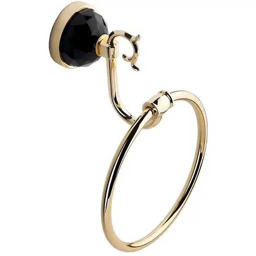 Кільце для рушника Kugu Diamond 1104G Золотий - фото 1