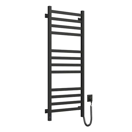 Электрический полотенцесушитель Navin Авангард 480x1200 Sensor с Wi-Fi, правостороннее с таймером, черный муар 12-112033-4880, Черный матовый, Правое, Электронный - фото 2