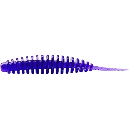 Силікон FishUP Tanta 3" #060 Dark Violet/Peacock & Silver (6 шт/уп)
