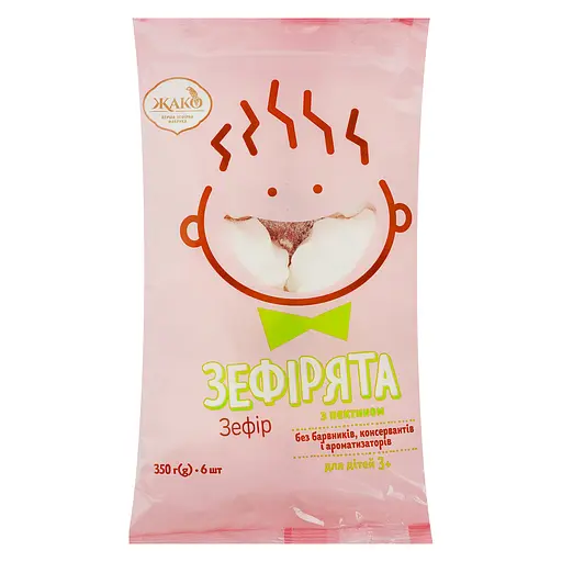 Зефир Жако Зефирята, с пектином, 350 г (755417)