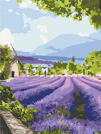 Картина за номерами на підрамнику Brushme Два світи Провансу 2