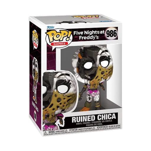 Коллекционная фигурка Funko Pop Пять ночей с Фредди Чика Five Nights at Freddys Chica 10 см FNAF C 986 - фото 3