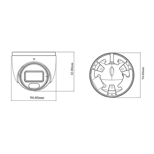 IP-видеокамера 8Mp TVT TD-9584S4L-C(D/PE/AW2) White f=2.8mm, ИК+LED-подсветка, с микрофоном (77-00474) - фото 2