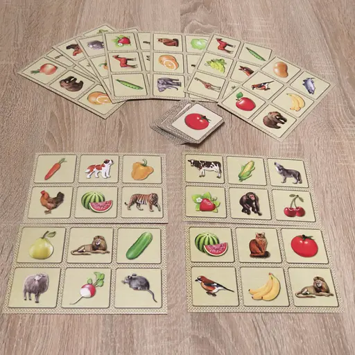 Навчальна настільна гра Лото "ENGLISH" 0796 ілюстрована - фото 2