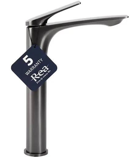 Змішувач для умивальника Rea Avalon tytan графіт високий REA-B2704 Графит - фото 4