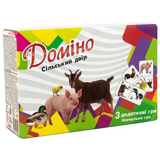 Настольная игра домино Сельский двор 30766