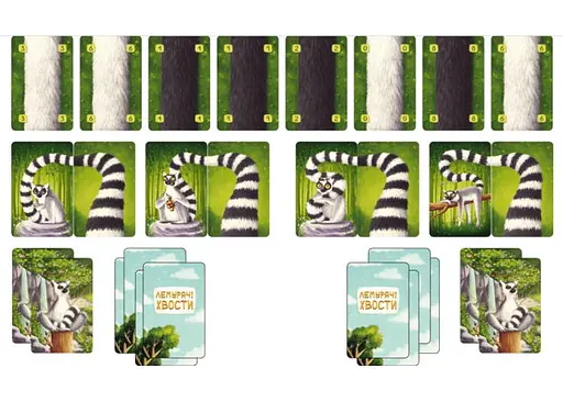 Настольная игра Games 7 Days Лемурьи хвосты (Lemur Tails) (укр.) (ЛХ001UA) - фото 4