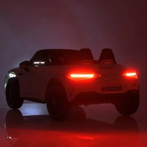 Электромобиль детский M 5098EBLR-1 до 35 кг с 5-точечными ремнями безопасности скорость 3–8 км/ч белый - фото 2