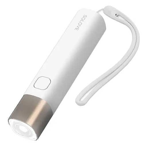 Фонарик аккумуляторный Xiaomi SOLOVE X3S + Power Bank 3000 mAh White