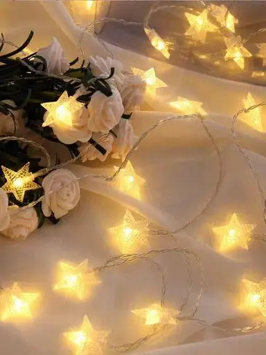 Гирлянда на батарейках Звезды TD00469 ww 10 led 2 m 5 см - фото 3