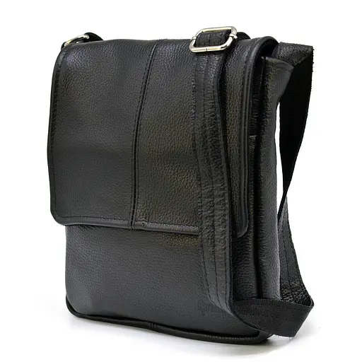 Кожаная мужская сумка через плечо TARWA 22х27х4 см sum0025819 - фото 1