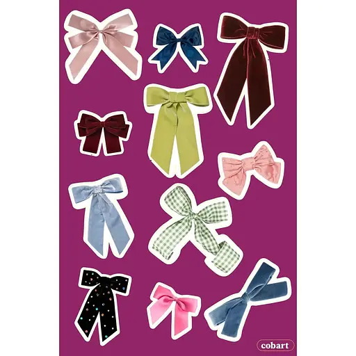 Стикерпак Cobart "Bows" виниловый
