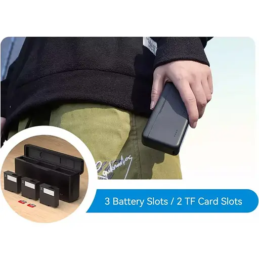 Зарядное устройство Telesin S0-BCG-34-TDJ для DJI Action 5 Pro [128806] - фото 7