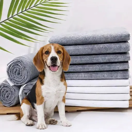 Пелюшки для собак Пухнасте Щастя 90х60 см з бамбуковим вугіллям 20 шт. Чорні - фото 4