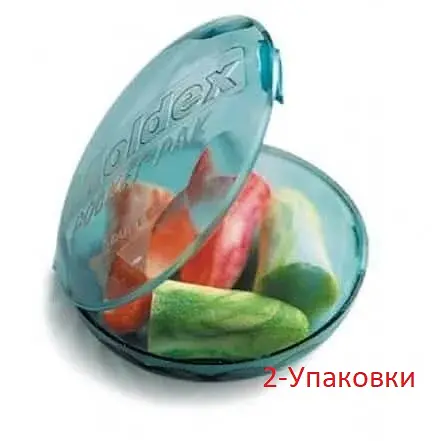 Поліуретанові беруші Moldex Spark Pugs SNR 35 дБ в футляре 2 упаковки (867-02-2u)