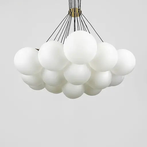 Люстра-пучок на 19 білих плафонів Ø 75 см | Line F | Арт. 1519/19 GD - фото 4