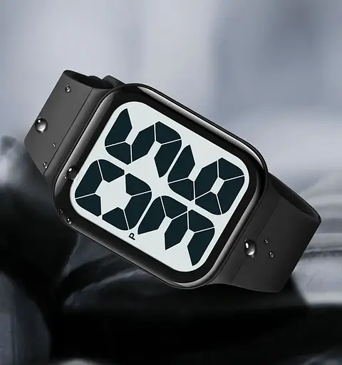 Годинник цифровий наручний Skmei 1995 (Чорний з білим) - фото 6