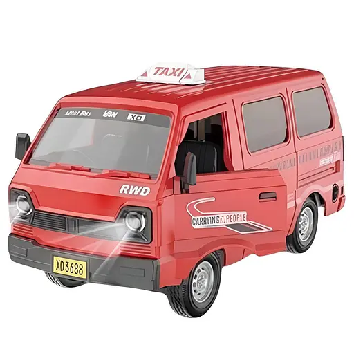 Машина на радиоуправлении 3688 G 168 A, аккумулятор 3.7V, пульт 2.4G, 1:16, подсветка, резиновые шины, подвижные элементы, красный