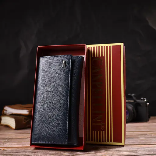 Кожаный кошелек Canpellini 10х19х1.5 см acs0025651 - фото 8