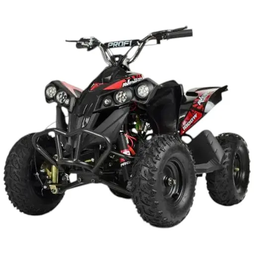 Електромобіль дитячий Квадроцикл HB-EATV1000Q-2ST V2 4 акум 12V 12AH швидкість 26 км/год чорний