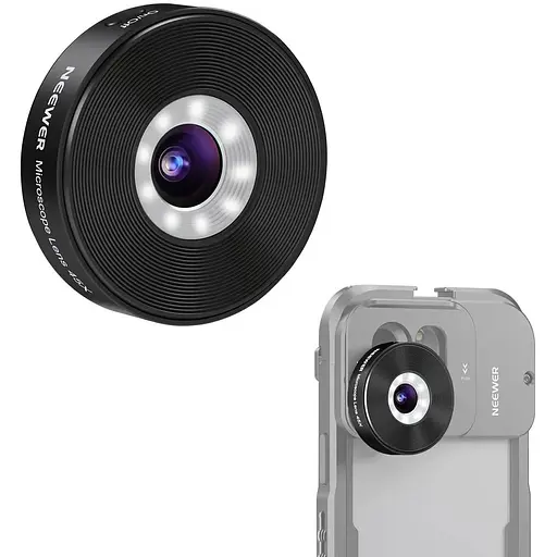 Мікроскоп для телефону NEEWER LS-32 45X для задньої пластини з різьбленням об'єктиву 17 мм