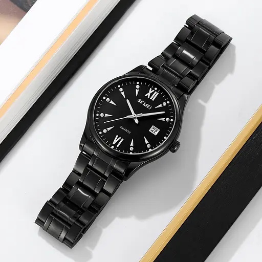 Наручний годинник чоловічий 2158BKBK All Black Skmei acs0030221 - фото 4