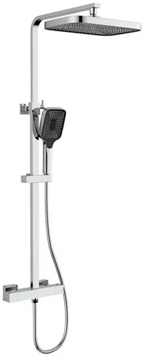 Душевая система универсальная Qtap Sloup Chrome термостатическая QTSL57103KNC - фото 1