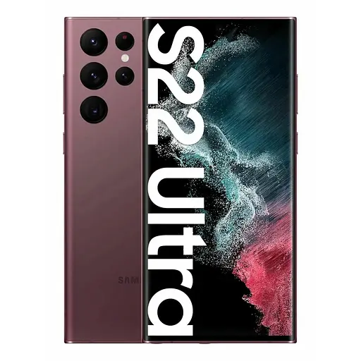Смартфон Samsung Galaxy S22 Ultra 8/256GB Burgundy (SM-S9080) (Asia) [5G, NFC, 2 SIM]