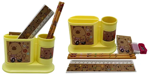 Подставка-органайзер Капибара, с наполнением, 6 предметов