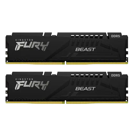 Оперативная память Kingston FURY 64GB (2x32GB) DDR5 5600MHz Beast Black EXPO (KF556C36BBEK2-64)