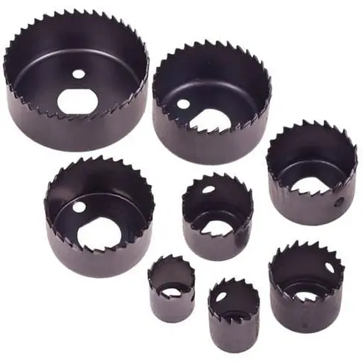 Набор корончатых фрез по дереву Alloid Building Tools 11 шт. (HS-1964) - фото 1