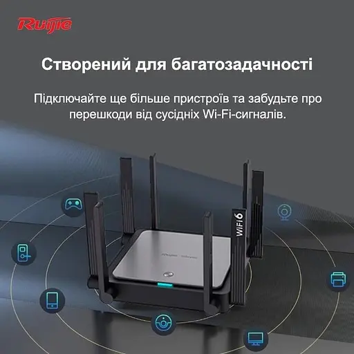 Бездротовий роутер - маршрутизатор Ruijie Reyee RG-EW3200GX PRO - фото 4