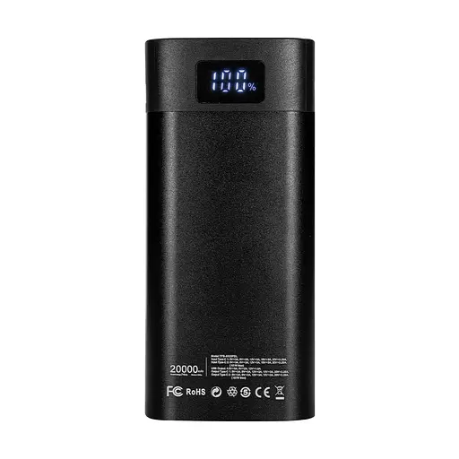 Повербанк 20000mAh Power Bank Trinix TPB-6520PDL Black 65W LED-ліхтар (43-00079) - фото 4