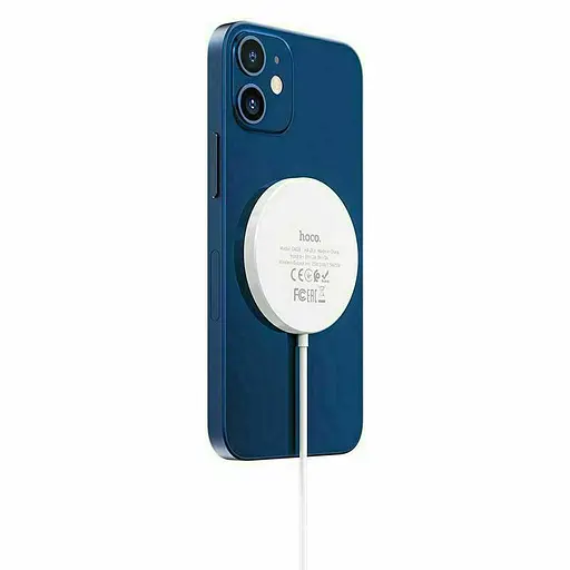 Бездротове ЗП HOCO CW28 magnetic wireless fast charger MagSafe 15W - фото 3