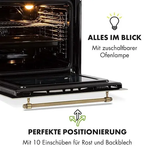 Вбудована духовка Klarstein Victoria Retro 70 л (10032485) - фото 6