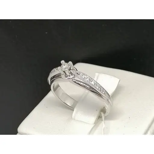 Золоте кільце Гаразд з діамантами. 3022652 16,5 - фото 3