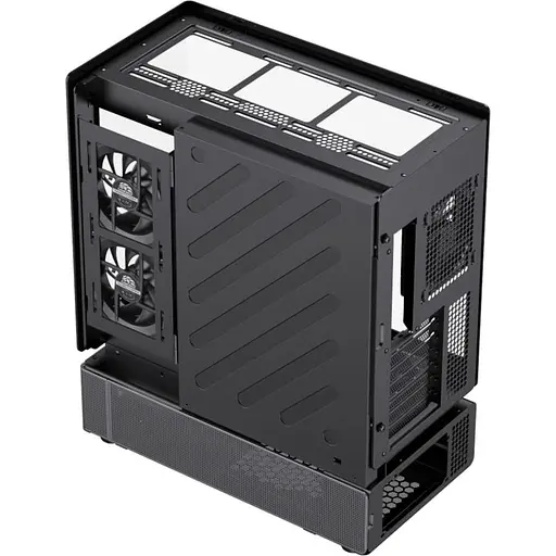 Корпус GameMax N90 из закаленного стекла без блока питания, черный (N90 BG) - фото 9